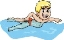 Man Swimming In The Water Cartoon Vector Clipart - FriendlyStock